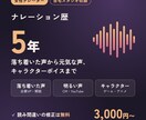 ナレーション歴5年！動画やCMの声を収録します ナレーション歴5年｜家庭用スタジオで高音質収録 イメージ4