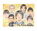 可愛くて優しさ溢れる似顔絵を描きます ファーストカットのお祝い、お誕生日プレゼントとしてもぴったり イメージ4