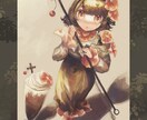 どこか懐かしくかわいい空気感あるイラスト描きます お誕生日絵、印刷物、動画、グラフィックに 【リテイク無制限】 イメージ2