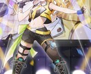 キラキラポップ！鮮やかで目を惹くイラスト制作します 商用利用可！プロクオリティのイラストをあなたに！ イメージ3