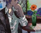 OCの一枚絵を描きます 自分のキャラの解像度を高めたい方へ イメージ1
