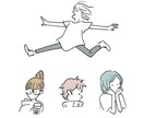 お好みのテイストでイラスト描きます 経験豊富現役デザイナーがあなたに合わせてイラストを描きます イメージ4