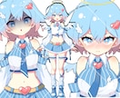 １枚絵のパーツ分けご相談ください。対応します VtuberLive2dモデリング対応中 イメージ2