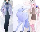 TRPG向けの立ち絵を作成します 気軽に依頼出来る価格設定を心がけています イメージ4