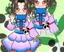 女の子を描きます かわいいミニキャラと女の子描きます。ご要望になるべく応えます イメージ5