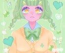 ポップでかわいいイラストお描きします 一枚イラスト、サムネイル、立ち絵等！ イメージ5