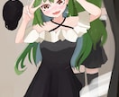 SNSアイコン/一枚絵/動画用イラスト描きます キャラクターデザイン・立ち絵・SNSヘッダーも対応！ イメージ1