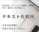 PDF・画像をワードに変換　テキストへ編集致します 丁寧迅速。業務効率化のたのお手伝いをします。 イメージ1