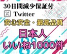 Twitterの日本人いいね+1000人増やします 日本人いいねでTwitterの成功をサポートします！ イメージ6