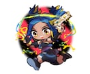 短期納品！かわいいSNSアイコンイラスト描きます 最短4日納品！商用利用もOKです！ イメージ5