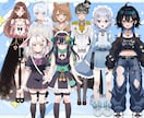 全工程一括★VTuberデビューを応援します キャラデザ・パーツ分け・モデリング一括対応 イメージ2