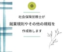 社労士が作成：就業規則や各種規程を作成致します 社会保険労務士が就業規則を作成します。 イメージ1