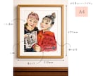 A5:あなた好みに似顔絵をカスタマイズします 選べる似顔絵。あなた好みにカスタマイズ イメージ2