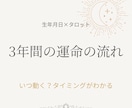 生年月日×タロットで3年の運命の流れを読み解きます あなたの運命の流れを“見える化”します イメージ1