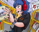 ポップでダークなイラスト・似顔絵描きます ‪☺️グッズやアイコン・サムネ、プレゼント用似顔絵が人気◎ イメージ9