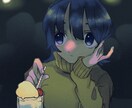 商用利用可！創作キャラ小説などの表紙絵を描きます 空気感のあるエモい絵や、薄暗い病んだ雰囲気が得意です！ イメージ6