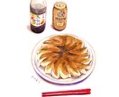 ほっこりかわいい食べ物のイラスト描きます お店のメニューやグッズ、記事の挿絵などに！ イメージ4