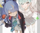 可愛くてキラキラしたイラストを描きます 最速5日！商用可能の一枚絵を描きます✧*｡ イメージ3