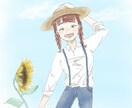 ゆるふわ繊細なタッチでかわいい女の子描きます SNSアイコン、似顔絵、ちょっとした挿し絵、プレゼントなどに イメージ1