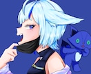 Vtuber・IRIAM向け可愛い一枚絵制作します キラキラで可愛いイラストを短納期で！ イメージ6