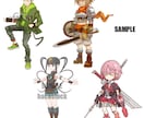立ち絵、制作します POP･SF･ファンタジーなど！幅広い世界観に対応。 イメージ2
