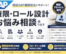 SAP権限・ロール設計のお悩み相談を承ります 保守経験から権限エラーやロール設計の悩みをサポートします イメージ1