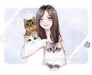 あなたを可愛く♪繊細なタッチの似顔絵描きます 追加料金1000円で上半身までお描き出来ます。 イメージ5