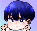 少し癖のある絵柄のアイコンを描きます ちょっと癖ある絵柄はどうですか。 イメージ1