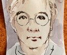 大切な人の似顔絵描きます 透明水彩であなたの大切な方へのプレゼントの似顔絵を描きます イメージ3