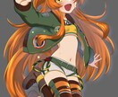 色んなイラストをお描きします アイコン、立ち絵、1枚絵、キャラクターデザイン等 イメージ9