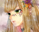 水彩イラストでのキャラクターイラスト描きます あなたの素敵なキャラクターを水彩イラストで表現します イメージ7