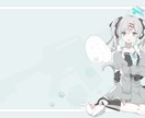 ポップな絵柄～シックな雰囲気のイラストを描きます 色素薄目でゆめかわチックなイラスト～濃いシックなイラストなど イメージ1