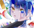 あなただけのアイコンを描きます 鮮やかな色で可愛いアイコンを描きます! イメージ1