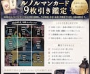 ルノルマン9枚引きで現状と未来を鑑定します 宿命・精神・発端まで読み解く9枚鑑定 イメージ1
