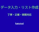 丁寧・正確　データ入力やリスト作成を代行します 夜間対応可・正確で丁寧な入力作業を行います イメージ2