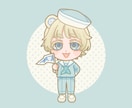 ポップでかわいいミニキャラ描きます アイコン用のミニキャライラスト描きます イメージ1