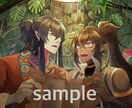 柔らかい印象の一枚絵を作成いたします 人物からケモノまで多彩なキャラクターに対応します！ イメージ9