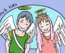 似顔絵イラスト作成します ほんわか雰囲気の似顔絵イラスト！ イメージ2