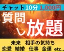何でも質問OK★高次元チャネリングで霊視します 【チャット】未来、恋愛、人間関係、仕事、金運、相手の気持ち イメージ1