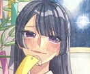 優しい雰囲気の水彩イラストをお描きします アナログ原画の匿名配送可能です イメージ2