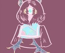 あなただけのポップなキメラ女子アイコン描きます マンネリ化したアイコンに革命を！ イメージ8