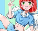 インパクトあるアニメ塗りのイラストを描きます 【メリハリの効いた色鮮やかでポップなイラスト！】 イメージ3