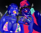 現役ラッパー御用達！US仕様のアート制作します 現役ラッパー御用達。音の魅力を視覚化する唯一無二のデザイン。 イメージ2