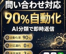 問い合わせ対応を自動化します AIで問い合わせを自動分類・振り分け・返信します イメージ1
