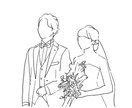 カップルイラスト描きます SNSアイコンや、プレゼントグッズにお使いいただけます！ イメージ5