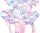 キャラクターデザイン、立ち絵の作成を致します Vtuber立ち絵、IRIAM、ゲーム用立ち絵等描きます！ イメージ5