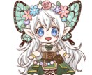 可愛いSSDイラスト描きます あなたの素敵な立ち絵を可愛く小さくアレンジします イメージ3