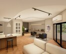 一級建築士が間取り図からパースを即日で作成します 間取り、素材、色のセカンドオピニオンにも対応します イメージ2