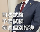 現役弁護士が司法試験合格まで毎週個別指導します 週１回30分、勉強方法や内容の相談に乗ります！ イメージ1