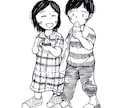 温かみのある手描きイラストを制作します 日常の一場面を、懐かしく、やさしいアナログタッチで描きます イメージ7